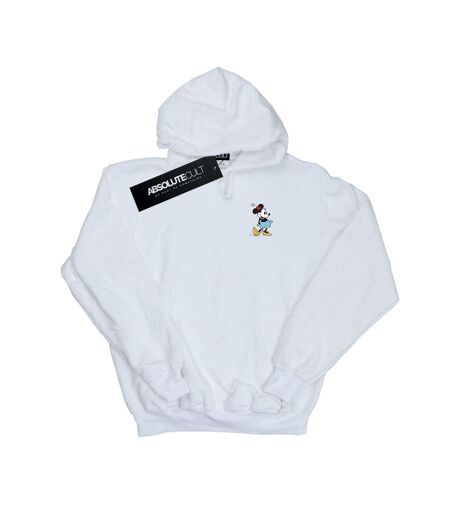 Disney Womens/Ladies Minnie Mouse Kick Chest Hoodie (sweat à capuche avec coup de pied) (Blanc) - UTBI10659