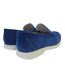 Mens Francis Suede Slip-on Loafers Blue Nicholas Deakins-2