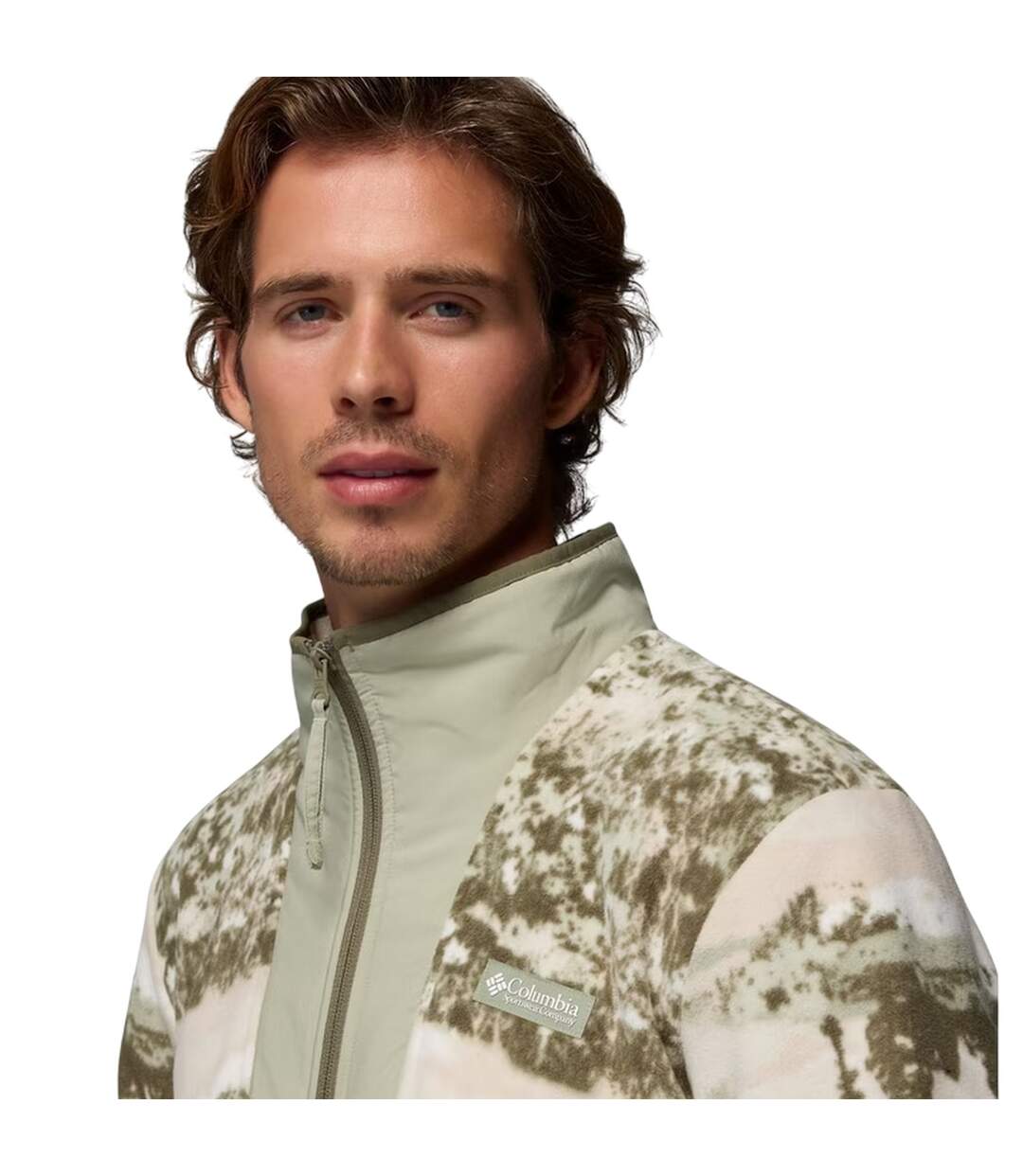 Veste Polaire Sequoia Homme Beige Foncé Camouflage Columbia-4