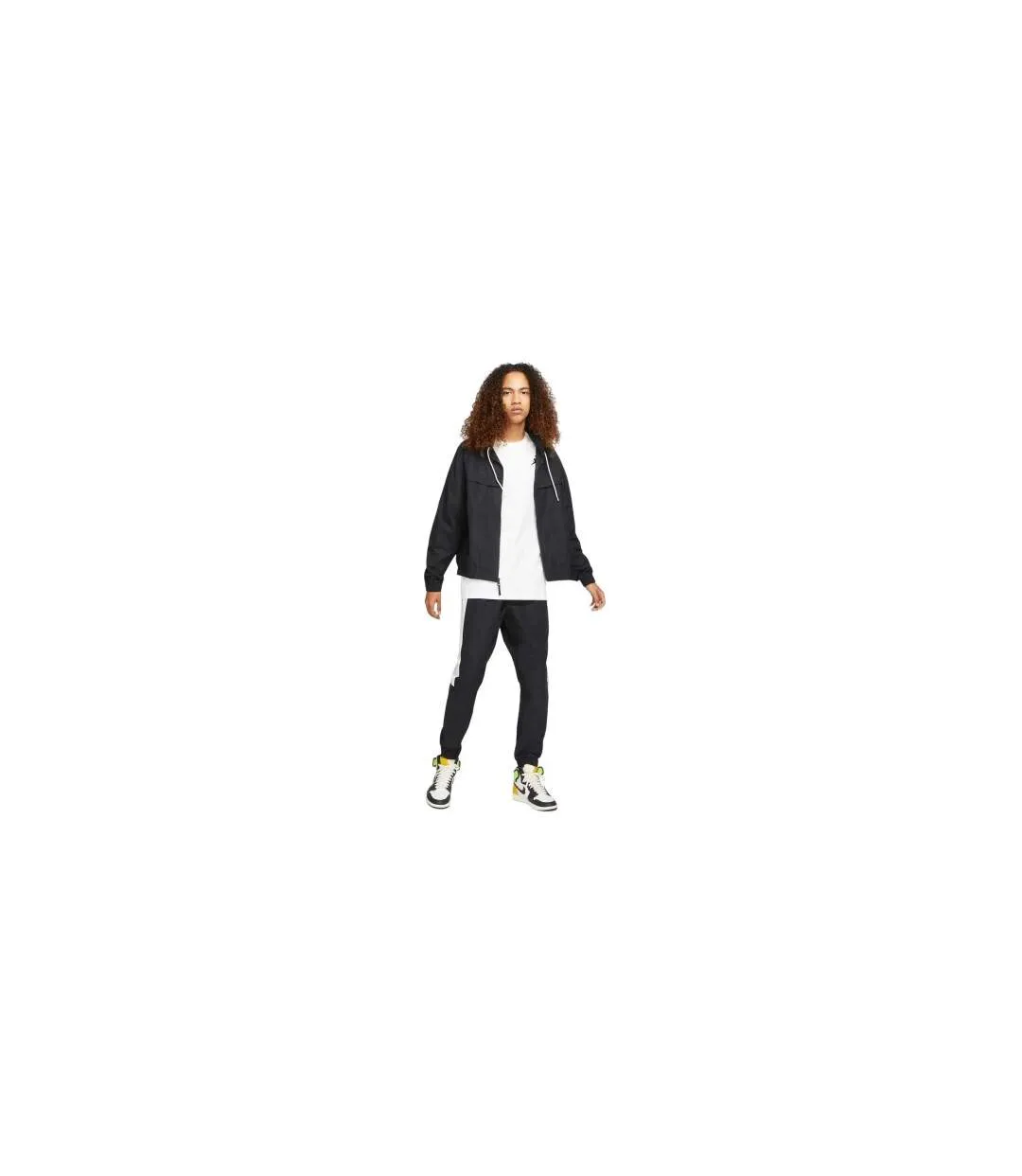 Mens Air Jordan Jumpman Crew Neck T-shirt White Black Nike-1