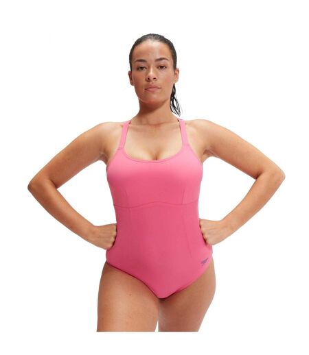 Maillot de bain 1 pièce femme rose Speedo