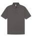 Classic Mens Pique Polo Charcoal Casual-2