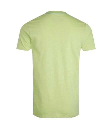 Mens fished branded t-shirt acid lime Weird Fish