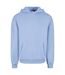 Sweat À Capuche Homme Bleu Pâle Build Your Brand-2