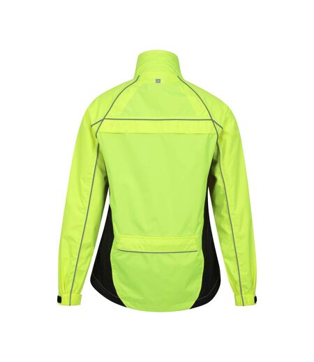 Womens/ladies Adrenaline Ii Iso-viz Waterproof Jacket Bright Yellow Mountain Warehouse