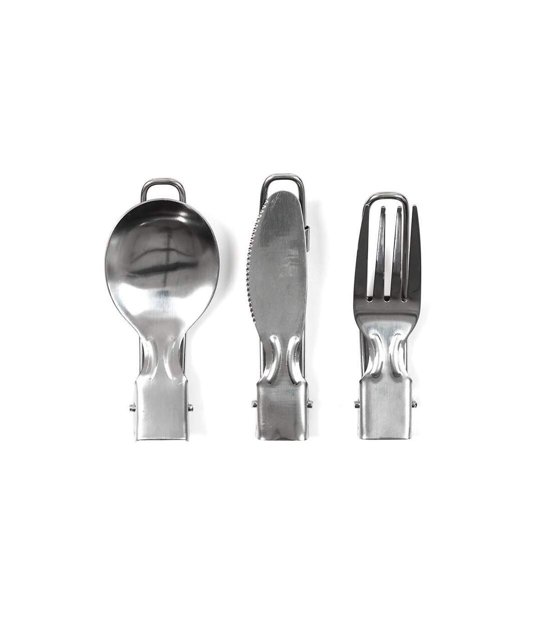 Couverts Pliables Facile à Emporter 8cm Argent-1