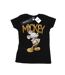 Disney Femme/Les femmes - T-shirt en coton avec statue en or de Mickey Mouse (Noir) - UTBI32758-1