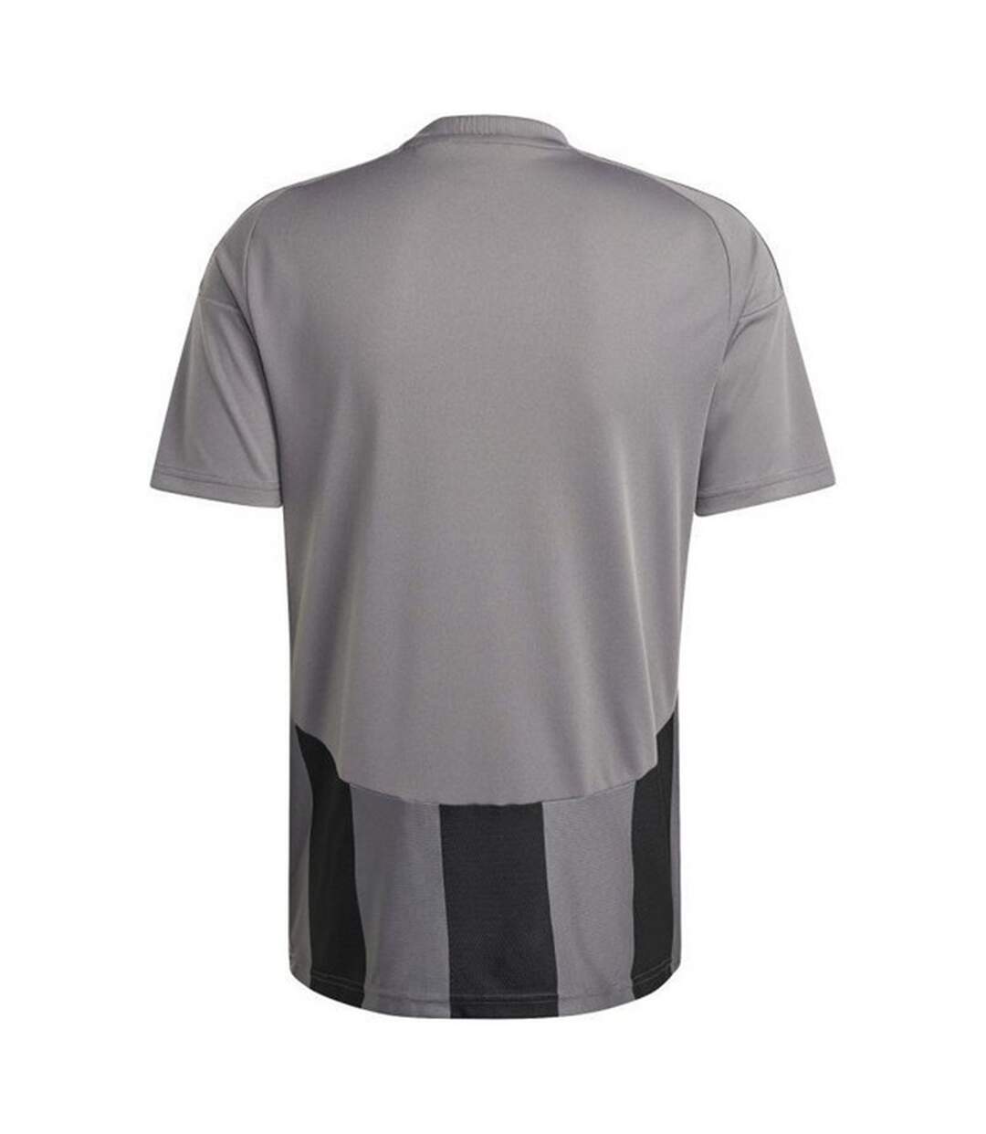 Maillot De Foot Style À Rayures Homme Noir Gris Adidas-3
