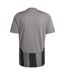 Maillot De Foot Style À Rayures Homme Noir Gris Adidas-3