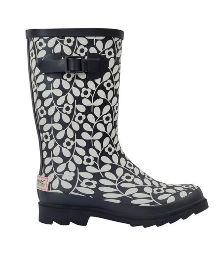 Bottes de pluie orla kiely femme noir Regatta