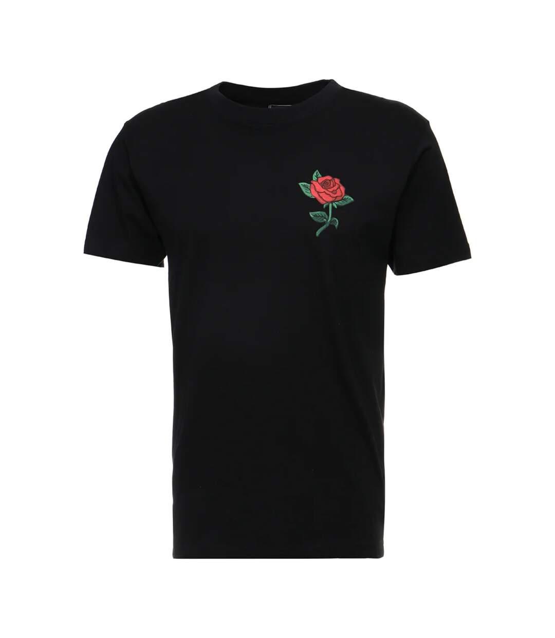 T-shirt Rose Pour Hommes Noir Mister Tee-1