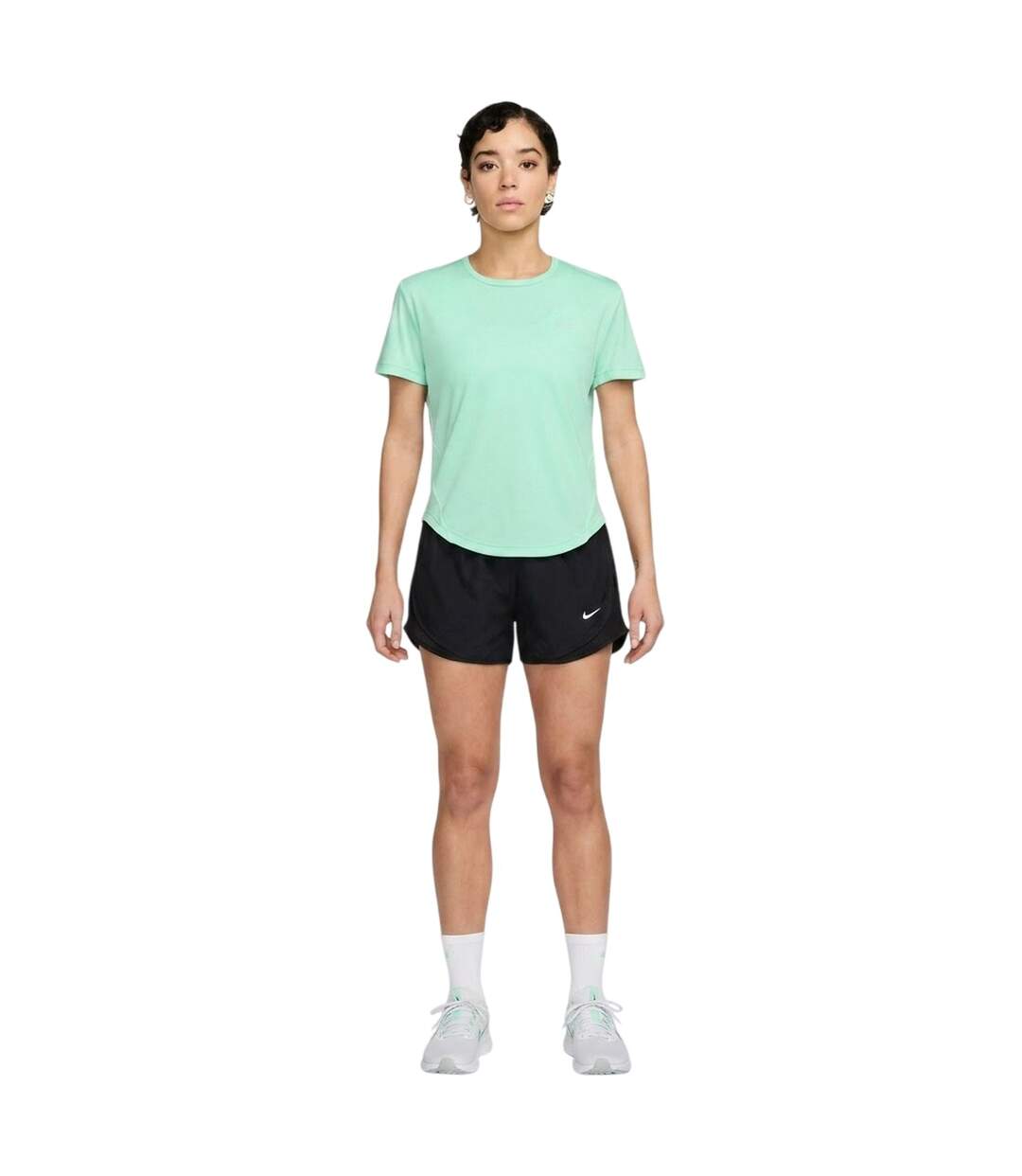 Haut Motif/style Swoosh Femme Vert Turquoise Pâle Nike-1