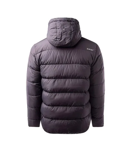 Doudoune Motif/style Matelassé Solfin Homme Anthracite Anthracite Hi-Tec