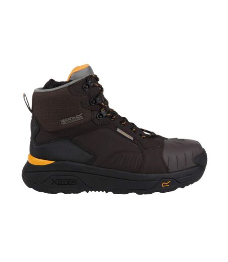 Regatta Mens Exofort Safety Boots (Chestnut/Black) - UTRG9417