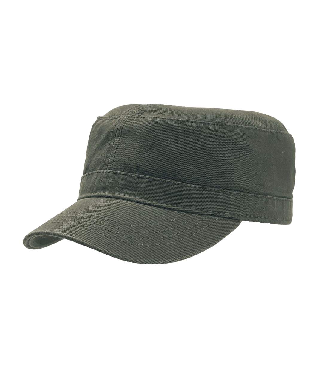 Casquette militaire en serge de coton mixte olive Atlantis-1