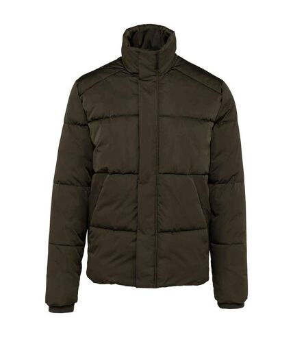 Mens recycled down jacket khaki Native Spirit