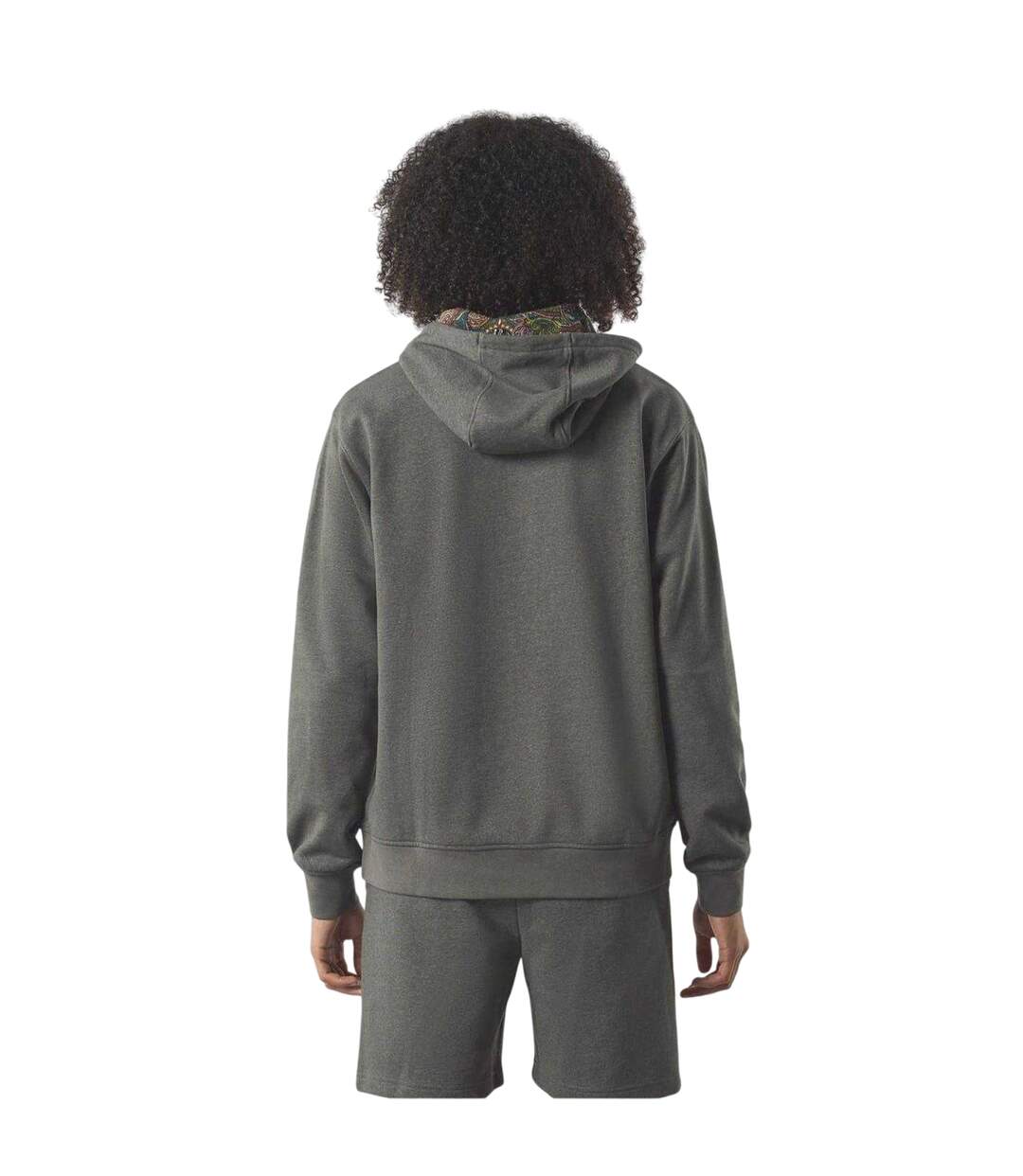 Mens Lounge Hoodie Grey Pretty Green-3