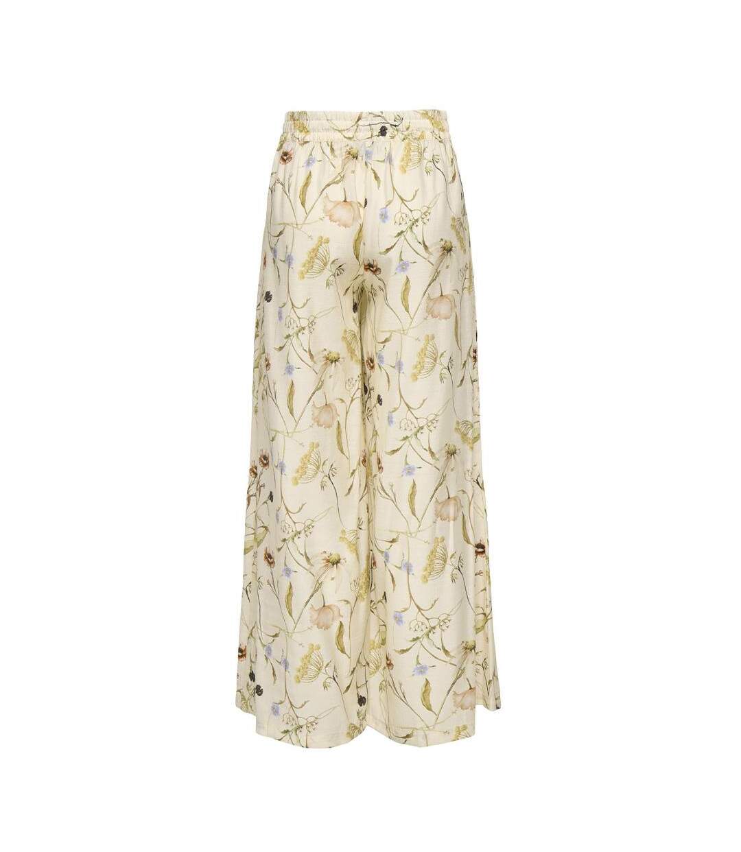 Pantalon fluide beige jdy ace life-2