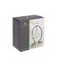 Brûle-Parfum Suspendu Pierres 21cm Gris-2