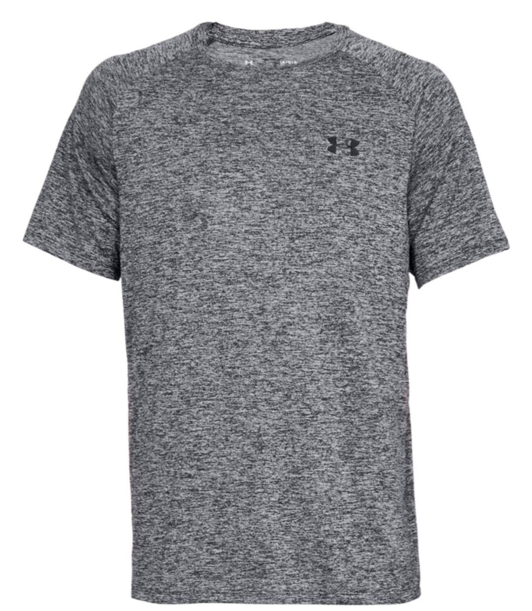 Maillot running manches courtes - Homme - UA005 - gris chiné-2