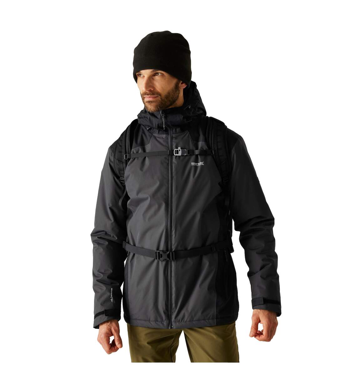 Veste Imperméable Thornridge Homme Noir Regatta-1