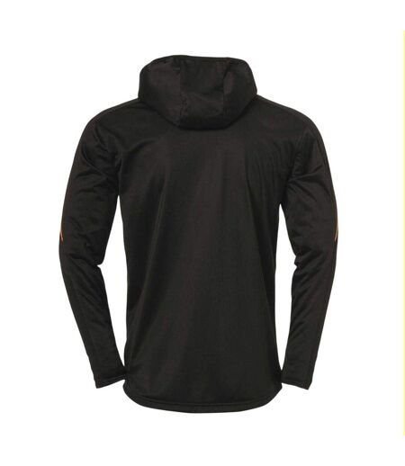 Mens Stream 22 Performance Training Jacket Black Orange UHL Sport