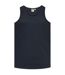 Duke Mens Fabio-1 Kingsize Muscle Vest (Black) - UTDC171-1