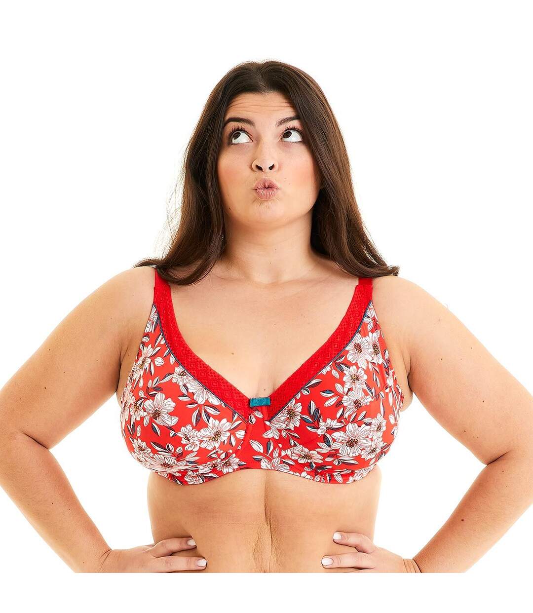 Soutien-gorge grand maintien rouge Incendie