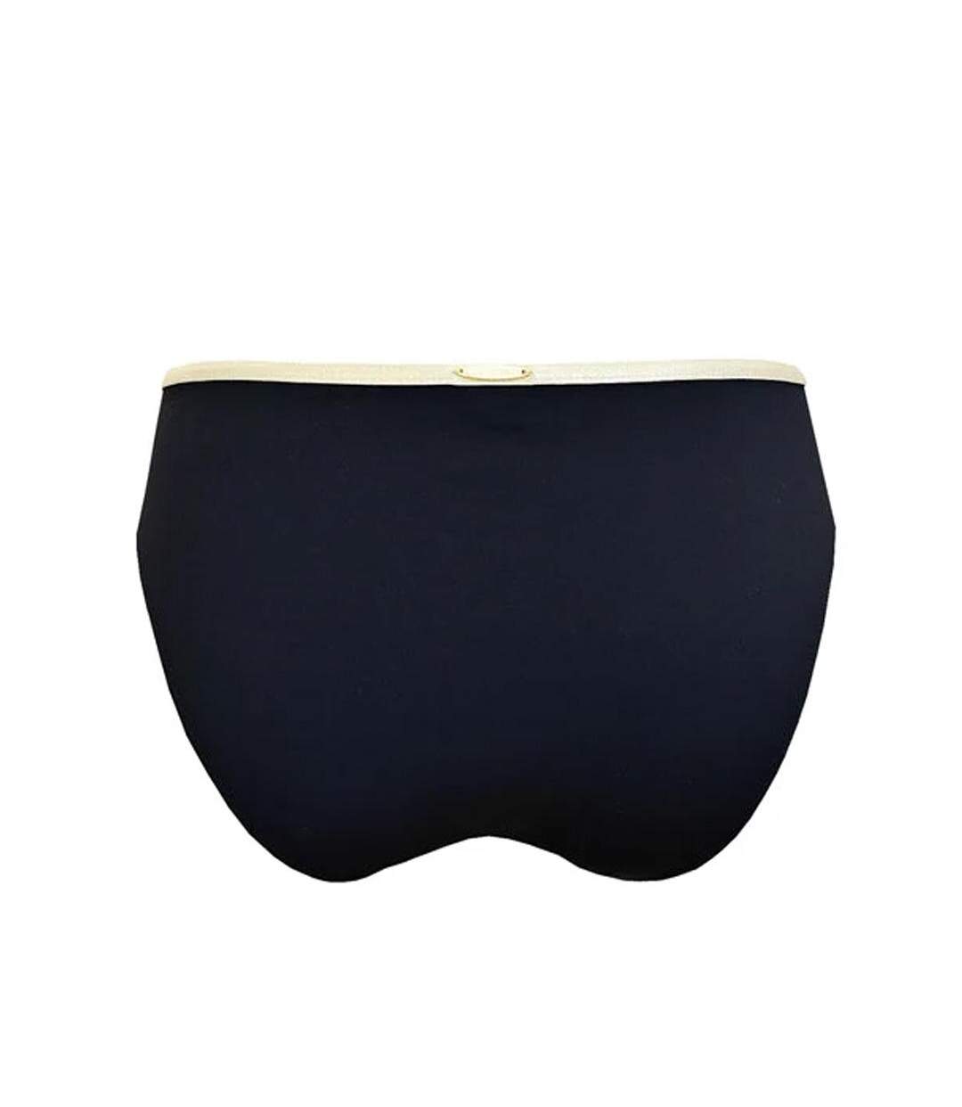 Bas de bikini noir femme grain de sable bi nero-2