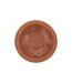 Lot de 6 Assiettes Creuses Faïence Sienna 23cm Terracotta-1