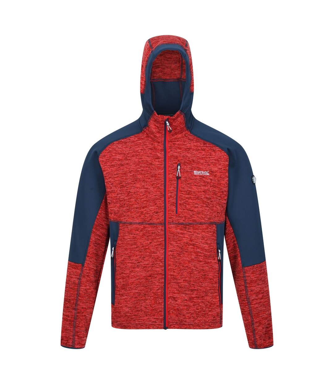 Veste à capuche cadford homme rouge vif / bleu nuit Regatta-1