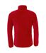Womens/ladies Basic Polar Fleece Jacket Red Clique-2