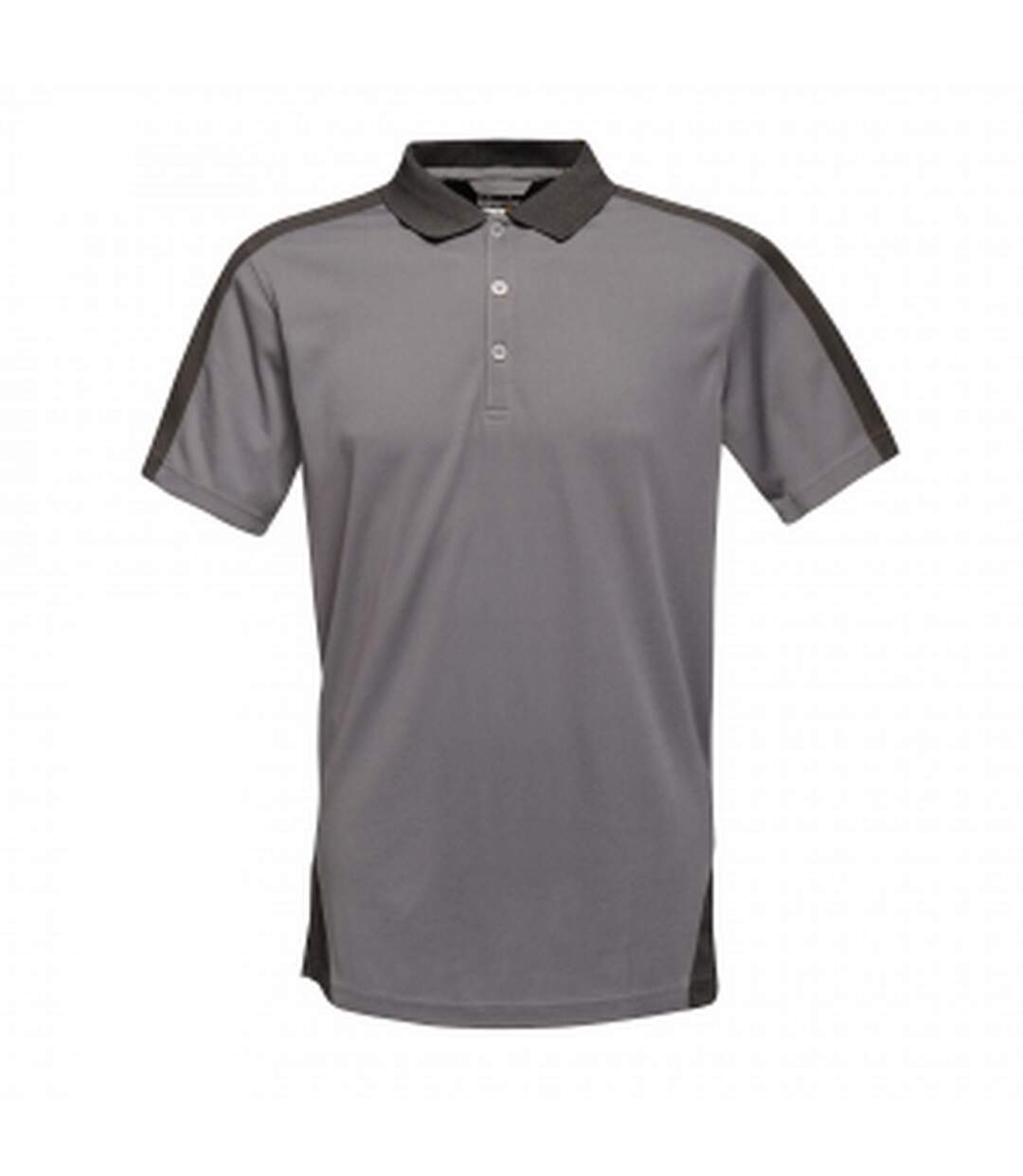 Regatta Mens Contrast Coolweave Polo Shirt (Seal Grey/Black) - UTRG3573