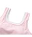 Womens/ladies Pro Layered Sports Bra Light Pink USA Pro-4