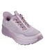 Womens/ladies Switch Back Mist Hiking Shoes Pink Grey Skechers-1