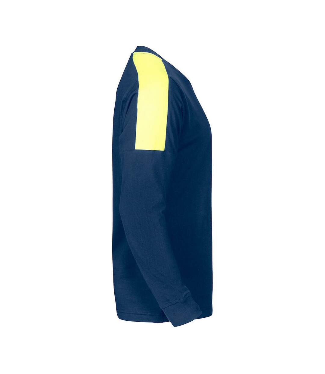 Mens 2020 T-shirt Navy Yellow Projob-3