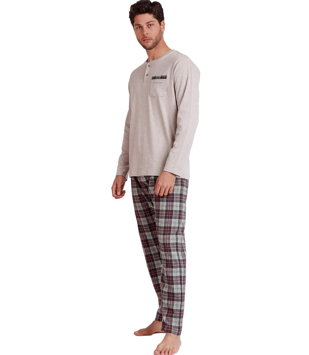 Pyjama tenue d'intérieur pantalon top manches longues Cobblestone Antonio Miro Admas