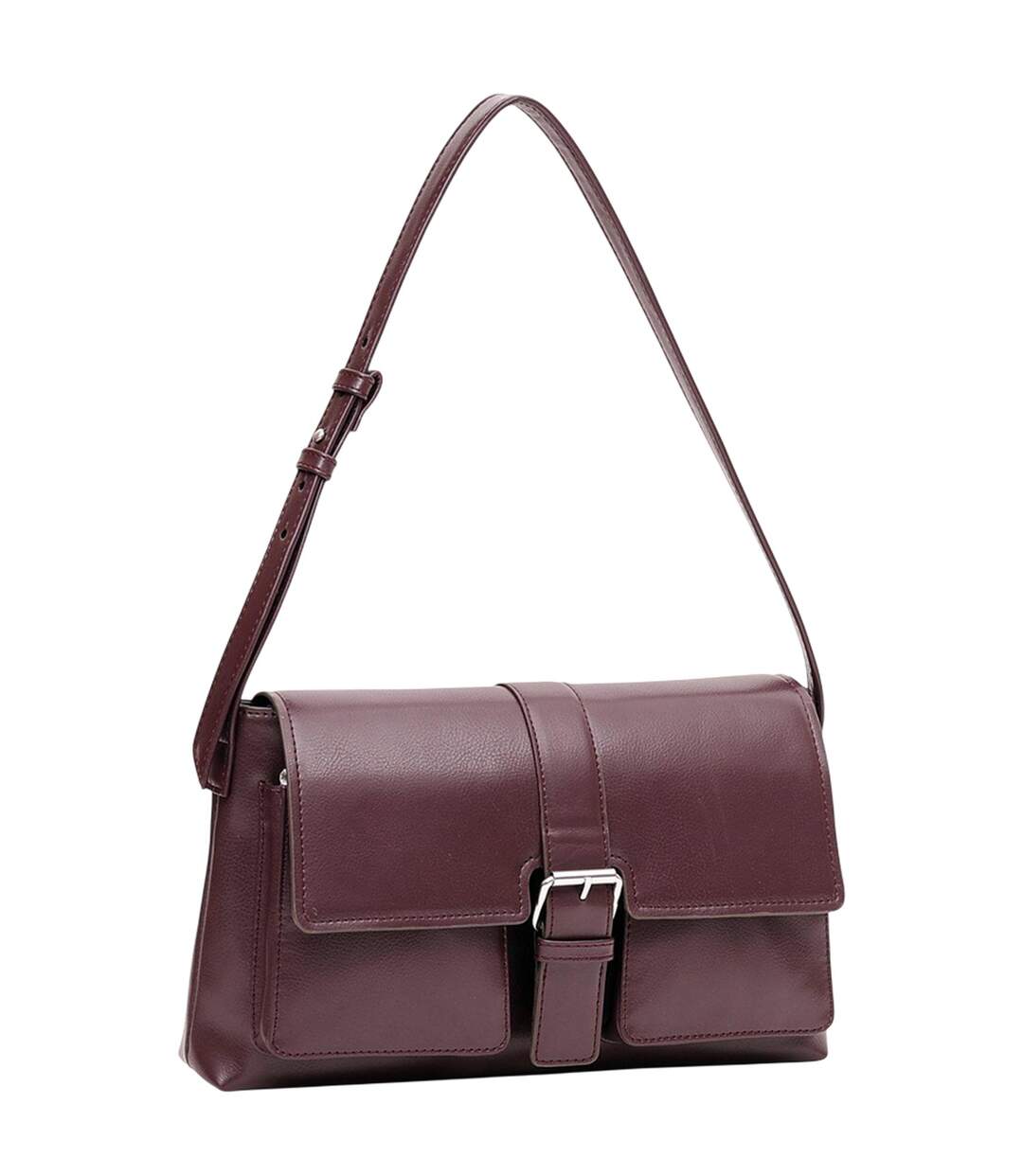 Buckle Shoulder Bag One Size Bordeaux Firetrap-4