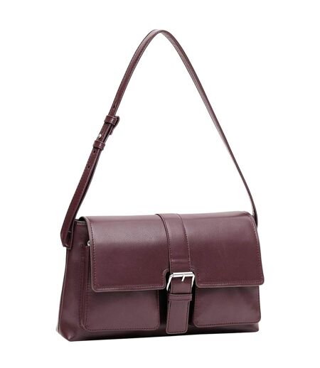 Buckle Shoulder Bag One Size Bordeaux Firetrap