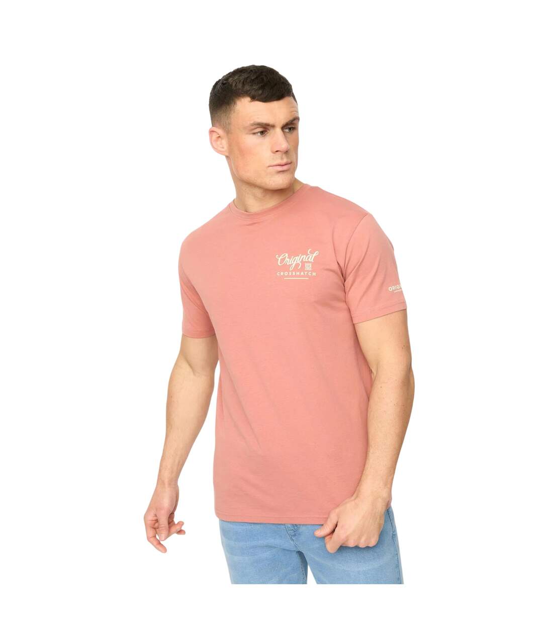 Pack Of 5  Mens Tryplex Cotton T-shirt  Multicoloured Crosshatch-3