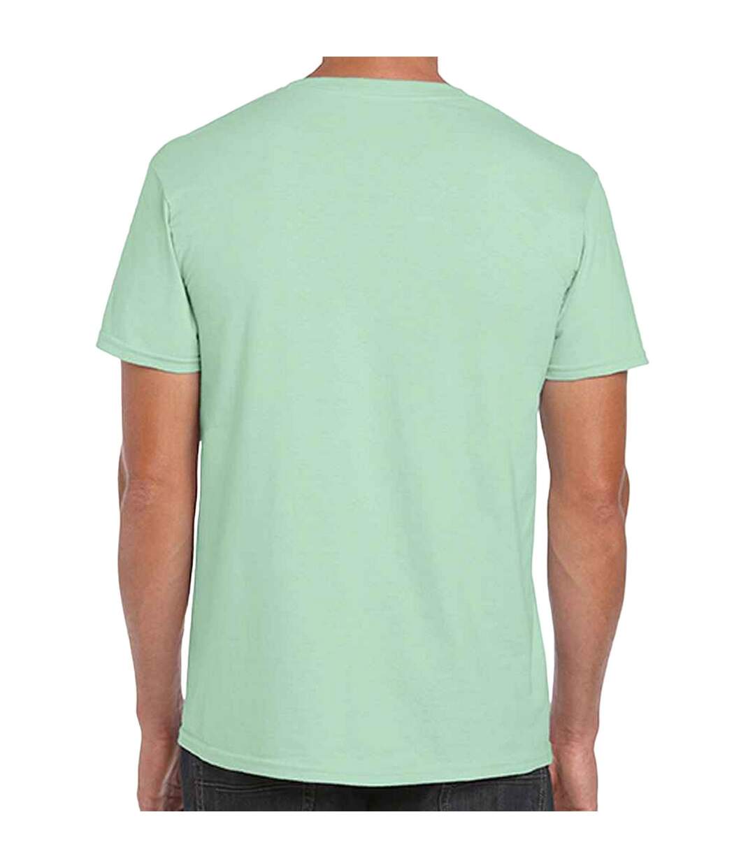 T-shirt manches courtes homme vert menthe Gildan