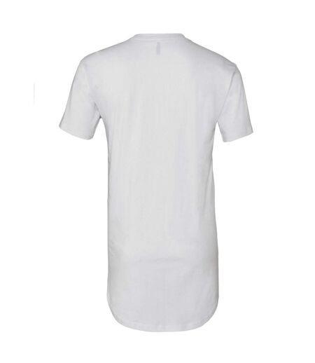 Canvas Mens Urban Long Length T-Shirt (White)