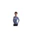 Haut De Sport Manches Longues Pelina Femme Ton Bleu Indigo Chiné Trespass-1