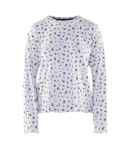 Chemise Motif/style Fleurs Délicates Femme Blanc Cassé PJ Salvage