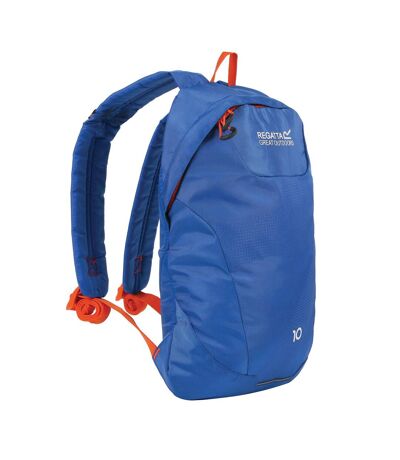 Regatta Unisex Adults Marler 10 Liter Hardwearing Reflective Padded Backpack Bag (Oxford Blue/Orange Blaze) (One Size)