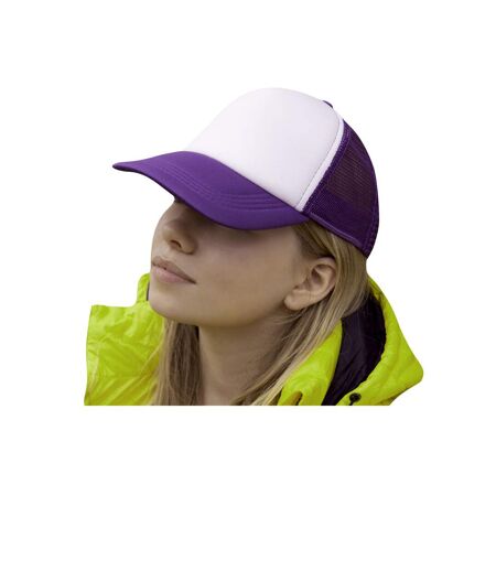 Casquette trucker detroit violet / blanc Result