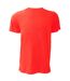 Canvas t-shirt jersey hommes rouge vif Bella + Canvas