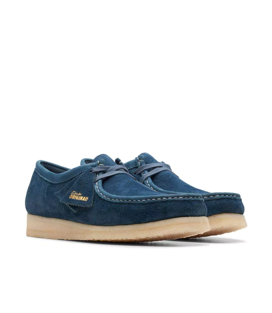 Chaussures Wallabee Homme Bleu Marine Clarks-4