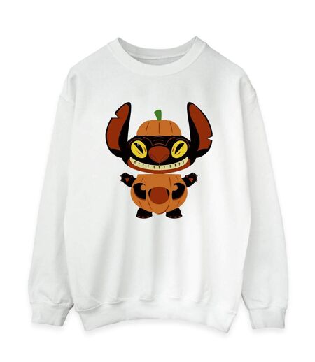 Disney Sweatshirt femme/femme Lilo & Stitch Pumpkin Costume (Blanc) - UTBI23039