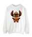 Disney Sweatshirt femme/femme Lilo & Stitch Pumpkin Costume (Blanc) - UTBI23039-1